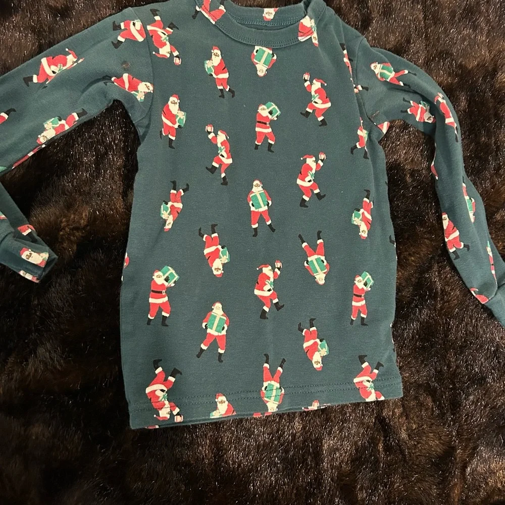 Boys Pajama Lot Size 4T | Carter’s Dino PJs + GAP Christmas Santa Pajamas
